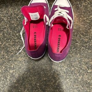 Converse Pink and Purple Low tops Women’s Sneakers